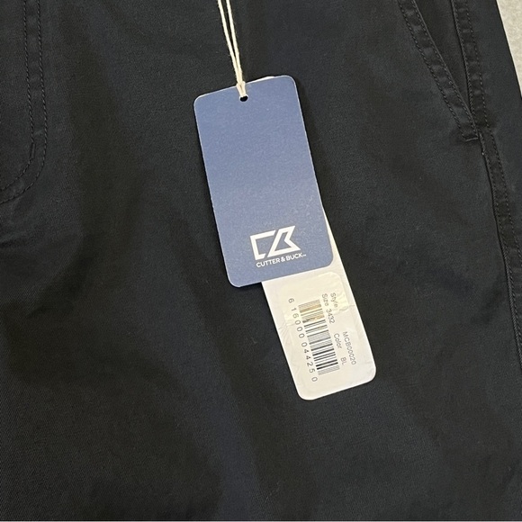 Cutter & Buck Men’s Khaki Chino Black Size 34 x 25 #1076 NWT - Picture 6 of 6